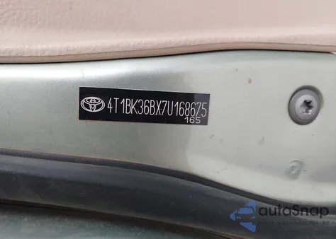 2007 Toyota Avalon Xls из США, поврежденный, VIN 4T1BK36BX7U168675